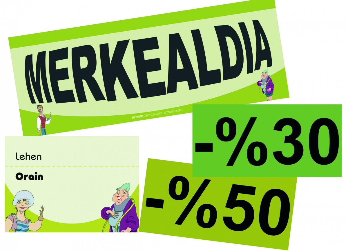 Merkatari eta ostalarientzako baliabideak udan ere zerbitzua euskaraz emateko