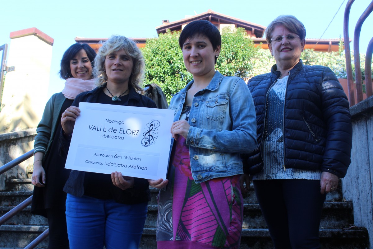 Noaingo Valle de Elorz abesbatzaren kontzertua izango da, Lartaunek gonbidatuta