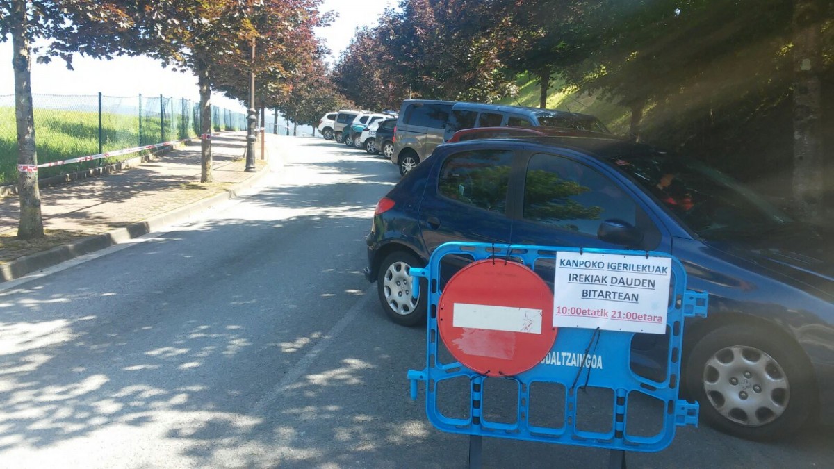 Udako igerilekua irekita dagoenean eremuko trafikoa berrantolatuko da