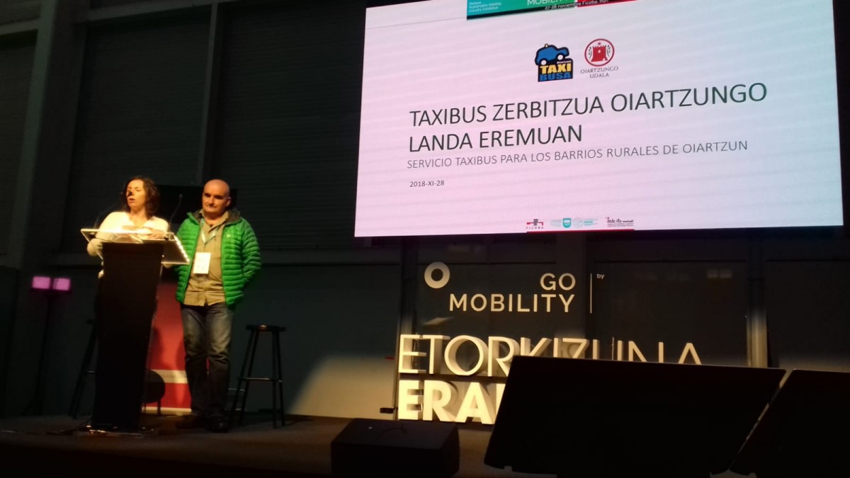 Taxibus zerbitzua ezagutzera eman da GoMobility azokan