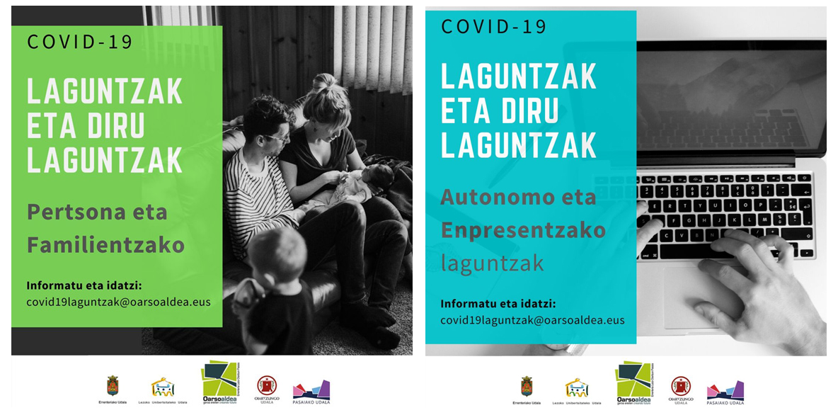 COVID19ak eragindako pertsonei laguntzeko zerbitzua