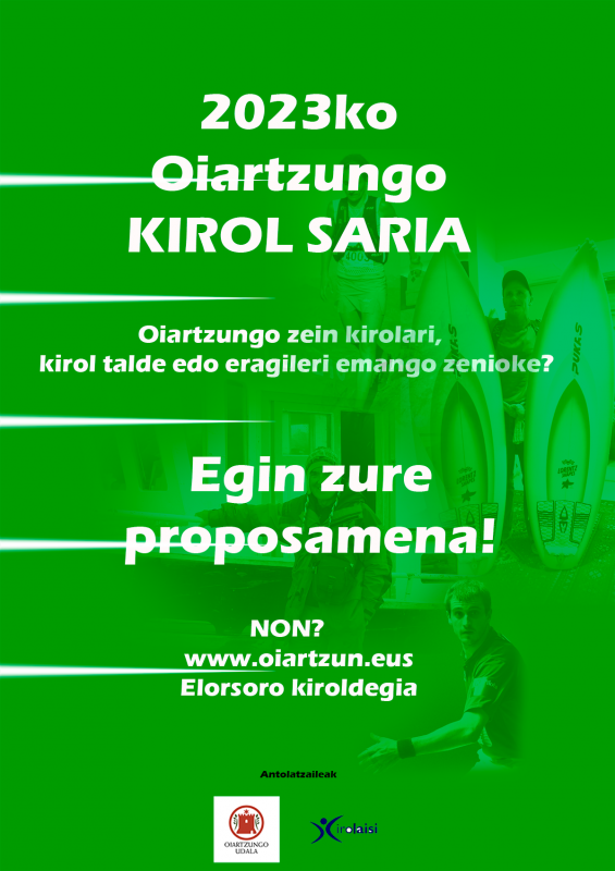 Kirol Sarirako hautagaiak proposatzeko aukera dago